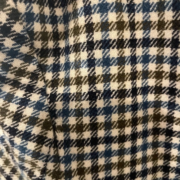 Banana Republic Blazer Shell 100%wool blue brown white size s - Picture 5 of 5